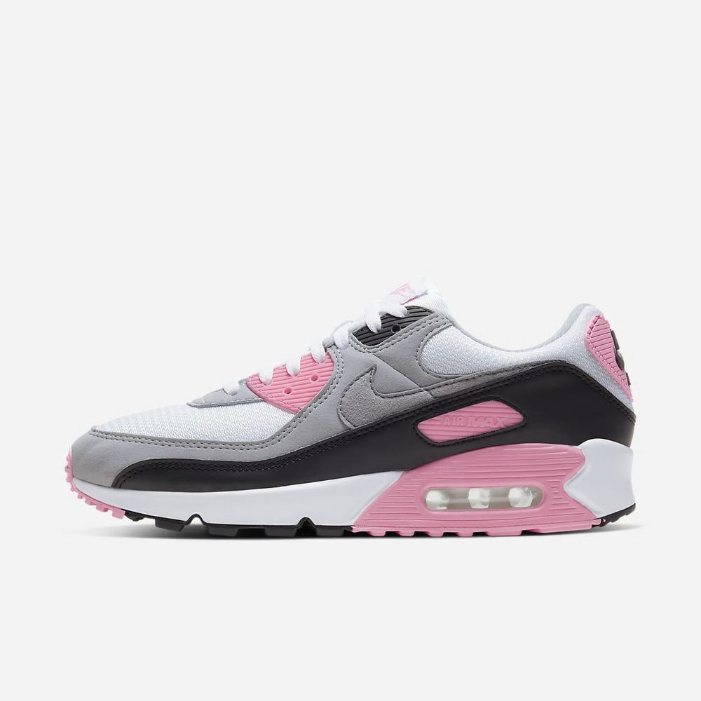 Sneakers Nike Air Max 90 Blanche 6203-587 White/Rose/Black/Particle Grey Homme | KEG-81374333